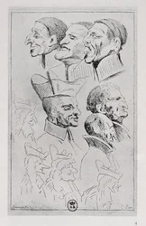 似顔絵のイエズス会の人物、1762年頃